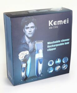 Kemei Rechargeable Shaver Electric Trimmer (5) KM-7392 All Market BD
