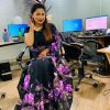 Half Silk Hand Printed Saree