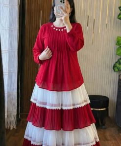 Tops and Skirt Set