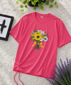 Stylish Ladies Drop Shoulder T-Shirt (3)
