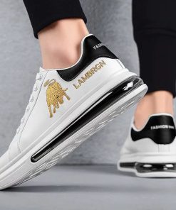 White Lambrgn Sneakers For Men