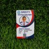Uv id card with print