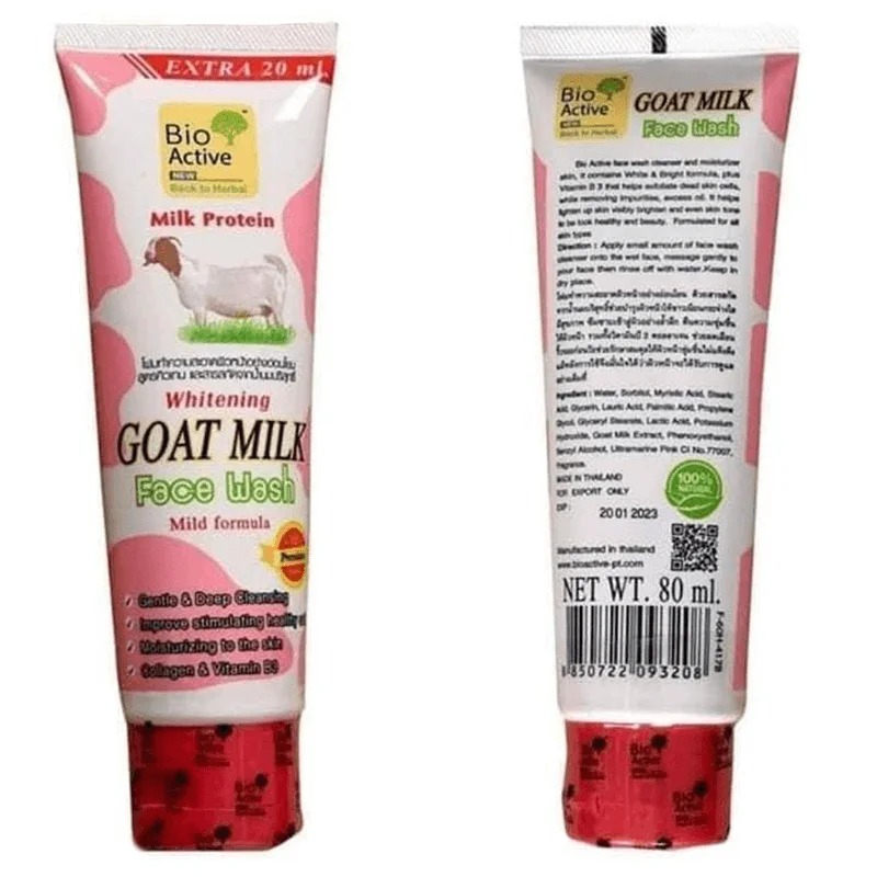 Bio Active Whitening Goat Milk Face Wash Bio Active Whitening Goat Milk Face Wash