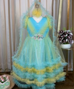 Buy Baby Party Gown Pori Dress