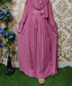 Embroidery Borka with Hijab