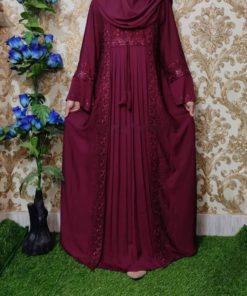 Embroidery Borka with Hijab