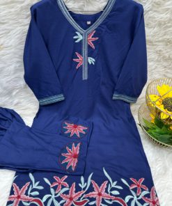 Embroidery Cotton Co-Ord Set