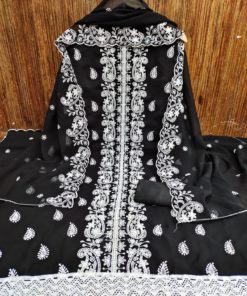 Embroidery Cotton Three Piece