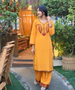 Embroidery Cotton Two Piece Co-Ord Set