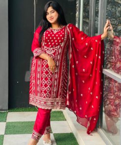 Georgette Embroidery Four Piece