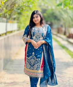 Georgette Embroidery Four Piece