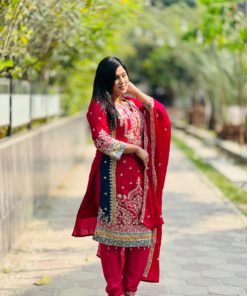 Georgette Embroidery Four Piece