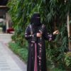 Muslima Dubai Embroidered Burqa Set