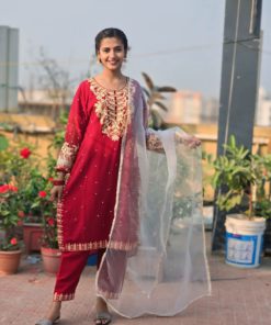 Sequence Organza AC Three Piece