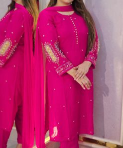 Embroidery Three Piece