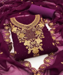 Georgette Embroidery Four Piece