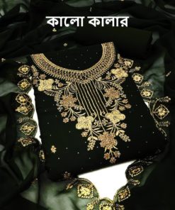 Georgette Embroidery Four Piece