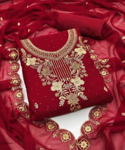 Georgette Embroidery Four Piece