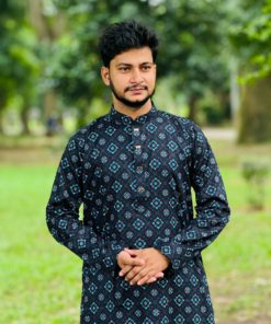 Premium Cotton Printed Panjabi