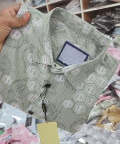 Pure Cotton full Sleeve Print Shirt