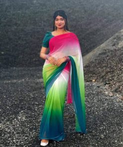 Rongdhonu Georgette sharee