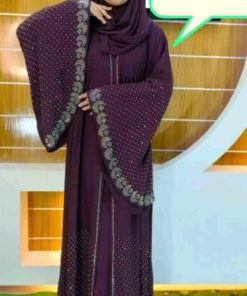 Stone Koti Borka with Hijab