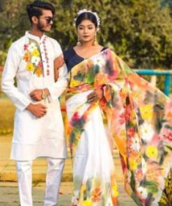 Hand Print Couple Dress