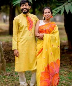 Hand Print Couple Dress