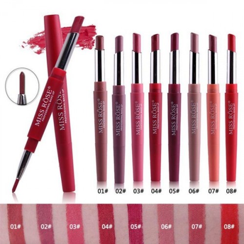 Miss Rose High Pigment Lipstick 1pcs (2) Miss Rose High Pigment Lipstick 1pcs