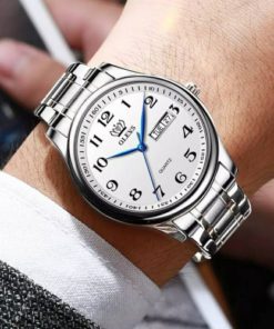 Olevs 5567 White Watch