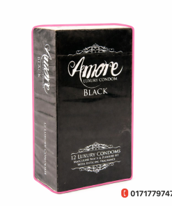 Amore Black Luxury Condom | 3’s X 6 18 pieces